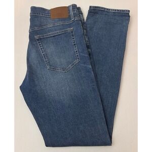 J.Crew Mercantile Athletic Fit Jeans Mens 38x35‎ Medium Wash Blue Denim Casual